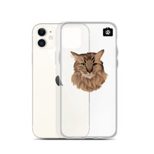 Load image into Gallery viewer, "SPARKLES" (iPhone Case-Brown Cat)