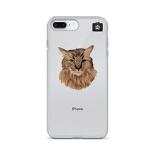 Load image into Gallery viewer, "SPARKLES" (iPhone Case-Brown Cat)