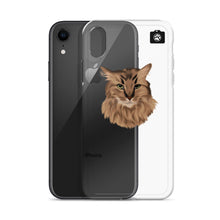 Load image into Gallery viewer, "SPARKLES" (iPhone Case-Brown Cat)