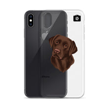 Load image into Gallery viewer, "Coco" (iPhone Case-Chocolate Brown Lab)