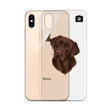 Load image into Gallery viewer, "Coco" (iPhone Case-Chocolate Brown Lab)