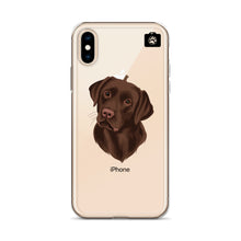 Load image into Gallery viewer, "Coco" (iPhone Case-Chocolate Brown Lab)