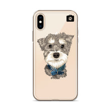 Load image into Gallery viewer, "Paddington" (iPhone Case Minature Schnauzer)