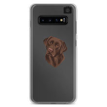 Load image into Gallery viewer, "Coco" (Samsung Case-Chocolate Brown Lab)
