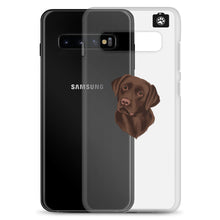 Load image into Gallery viewer, "Coco" (Samsung Case-Chocolate Brown Lab)