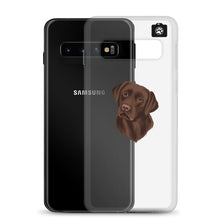 Load image into Gallery viewer, "Coco" (Samsung Case-Chocolate Brown Lab)