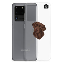 Load image into Gallery viewer, "Coco" (Samsung Case-Chocolate Brown Lab)