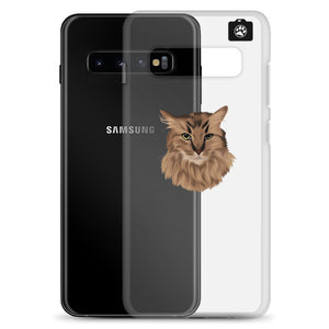 "SPARKLES" (Samsung Case-Brown Cat)