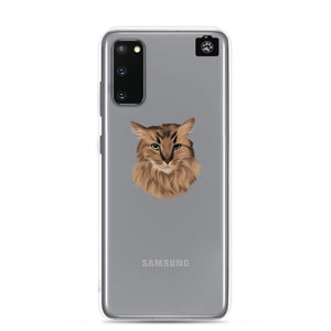 "SPARKLES" (Samsung Case-Brown Cat)