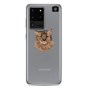 "SPARKLES" (Samsung Case-Brown Cat)